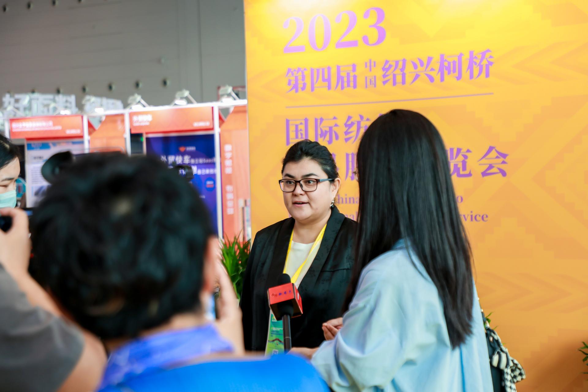 杭州会议摄影-2023第四届中国绍兴柯桥国际纺织贸易服务展览会【图片直播】-现场照片-5